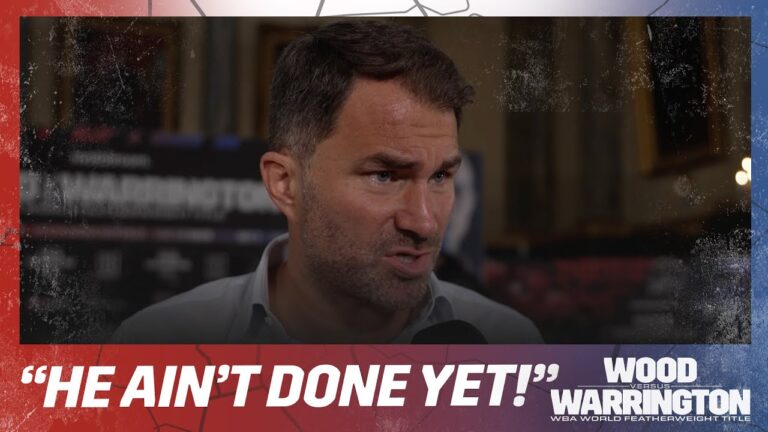 Eddie Hearn On Anthony Joshua's 10 Year Pro Anniversary & Wood vs Warrington