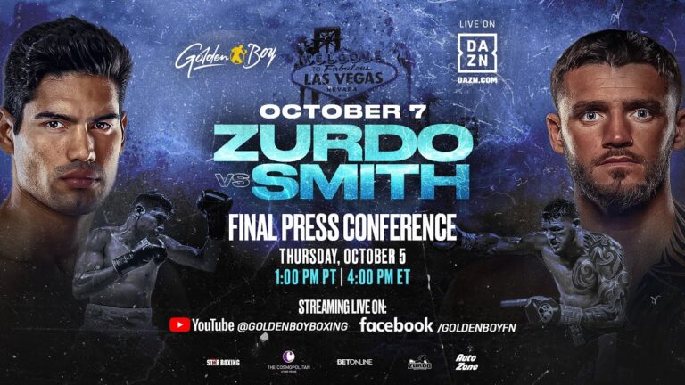 ZURDO RAMIREZ VS. JOE SMITH JR. FINAL PRESS CONFERENCE