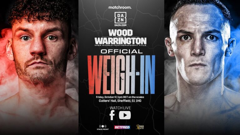 Leigh Wood vs Josh Warrington Weigh In