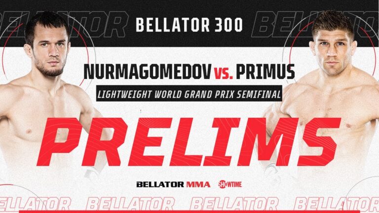 Bellator 300: Prelims | Nurmagomedov vs. Primus | BELLATOR MMA x SHOWTIME