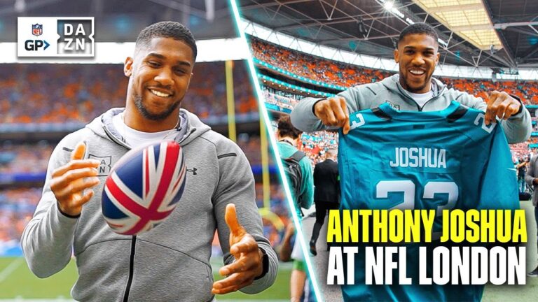 Anthony Joshua BEHIND THE SCENES At NFL London