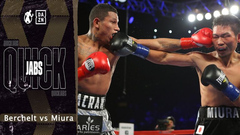 QuickJabs | Miguel Berchelt vs Takashi Miura! Alacran Defends Title Against Japanese Legend!