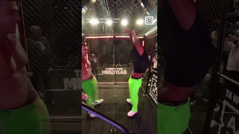 "Where's the abs, bro? 🤨" – KSI to Tommy Fury #shorts