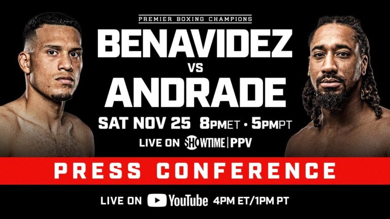 David Benavidez vs Demetrius Andrade Kickoff Press Conference | #BenavidezAndrade