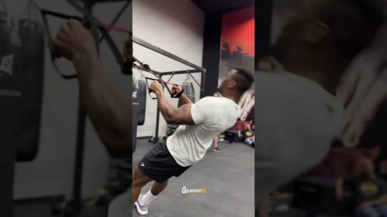 Francis Ngannou is at Work!