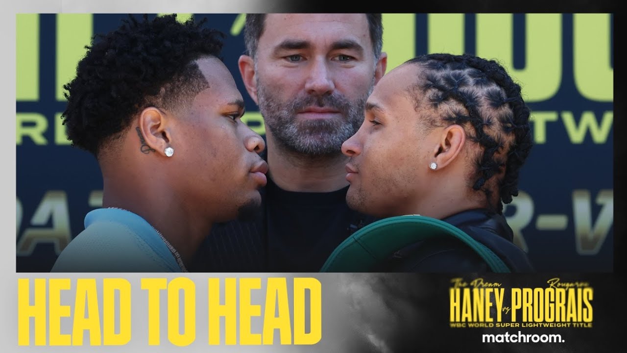 FULL FIRST FACE OFF 🥶 Devin Haney Vs Regis Prograis 👀