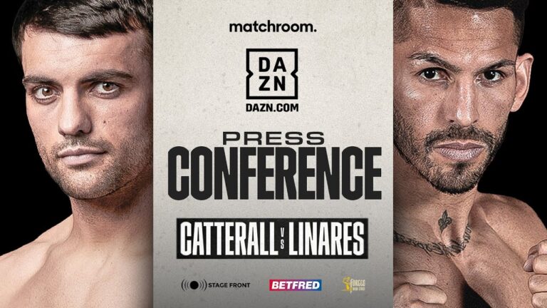 Jack Catterall vs Jorge Linares Plus Undercard Press Conference