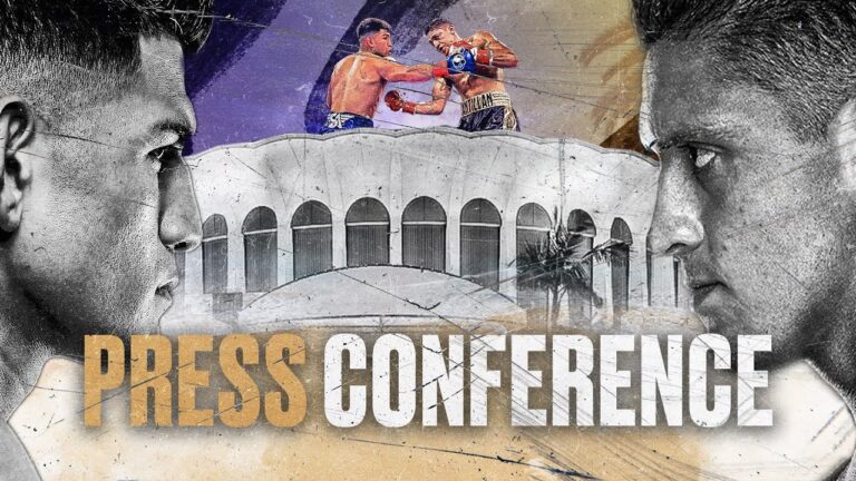 ALEXIS ROCHA VS. GIOVANNI SANTILLAN PRESS CONFERENCE LIVESTREAM