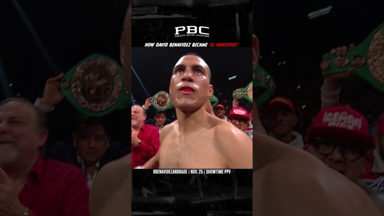 David Benavidez Explains How He Became "El Monstruo"