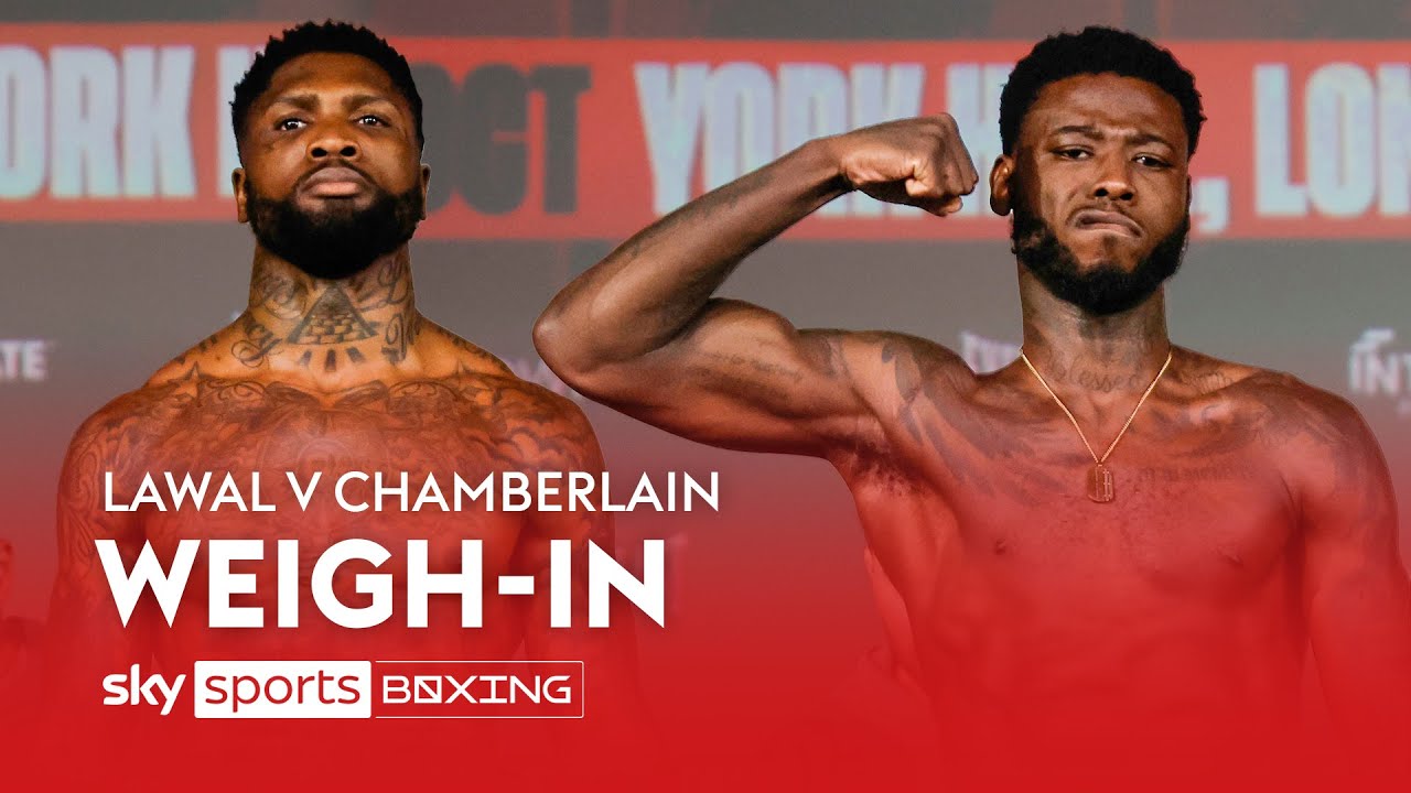 LAWAL VS CHAMBERLAIN | FULL WEIGH-IN! ⚖