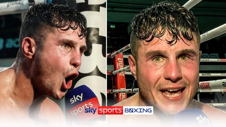 Joe Laws' AMAZING post-fight interview after upset win 😆