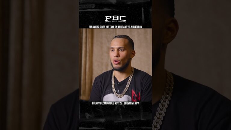 David Benavidez Gives His Take on Andrade vs. Nicholson