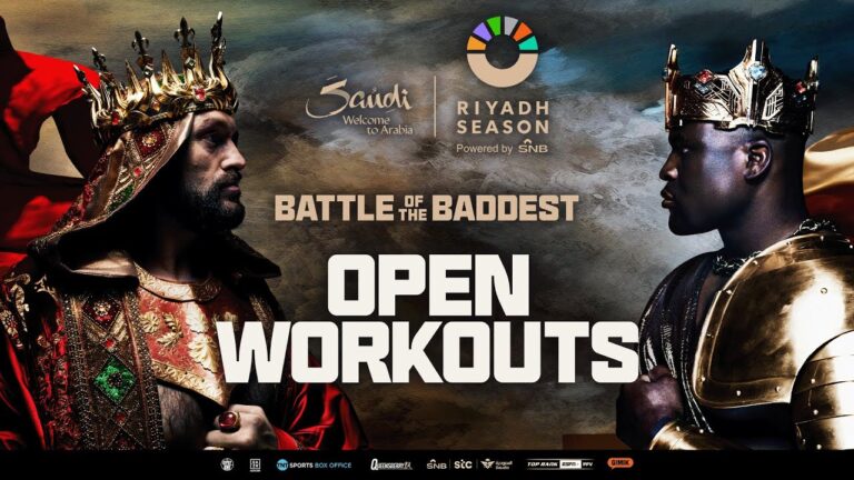Tyson Fury vs Francis Ngannou Open Workout LIVE | Riyadh Season | #FuryNgannou