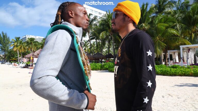 Beach Face Off 🏖️👀  O'Shaquie Foster vs Rocky Hernandez In Cancun