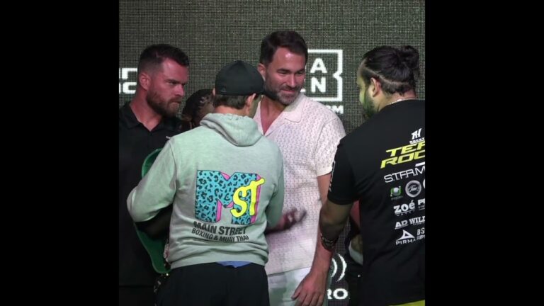 O'Shaquie Foster vs Rocky Hernandez 🔰 Fiery Face Off At Presser