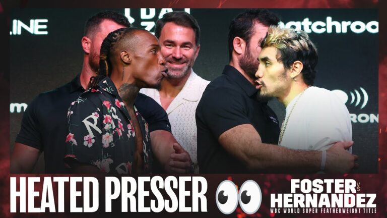 O'Shaquie Foster Vs Rocky Hernandez Plus Undercard Press Conference