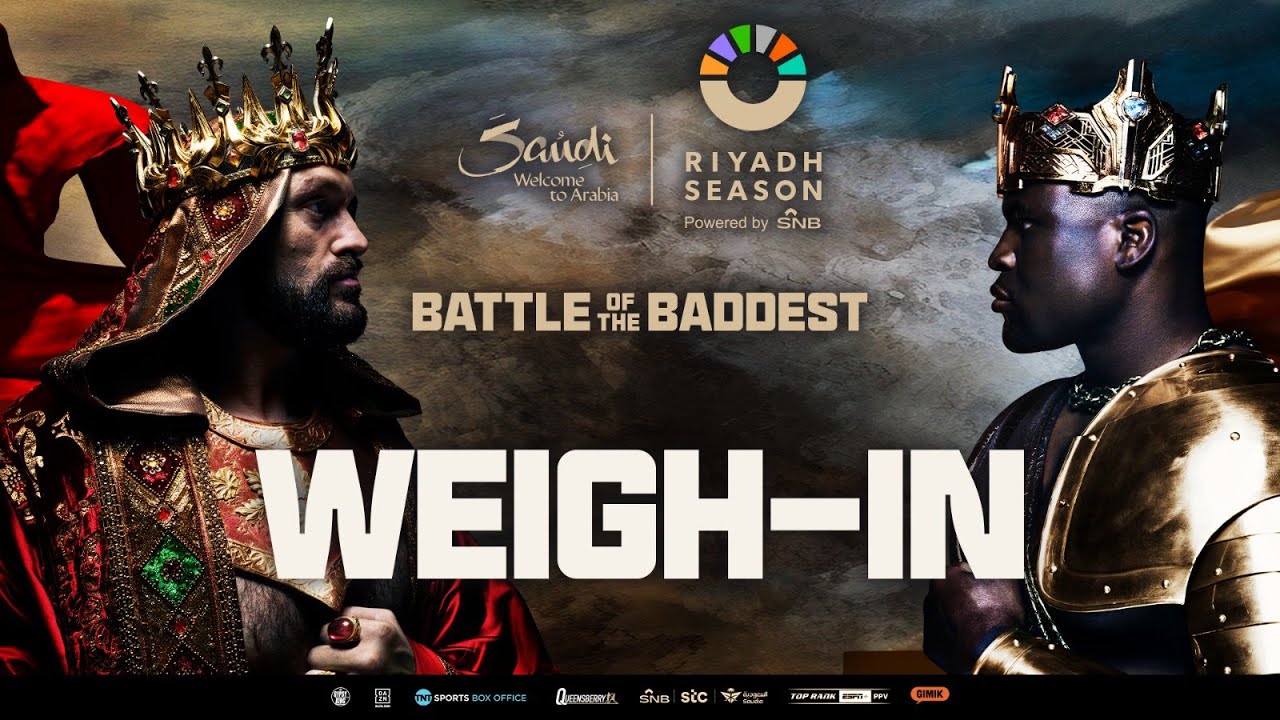 Tyson Fury vs Francis Ngannou Weigh-in LIVE | Riyadh Season | #FuryNgannou