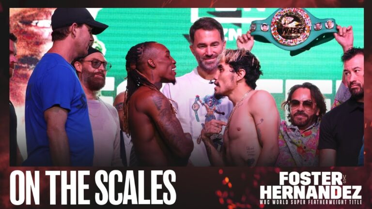 O'Shaquie Foster Vs Rocky Hernandez Plus Undercard Weigh In