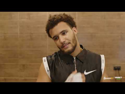 Moses Itauma reacts to 1st round KO in front of Sugar Ray Leonard