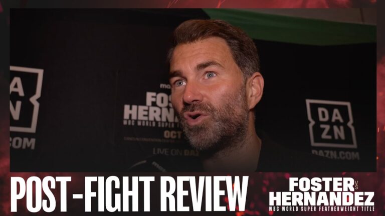 "Joshua Beats Fury, Wilder & Ngannou!" – Eddie Hearn On AJ & Foster Vs Hernandez War