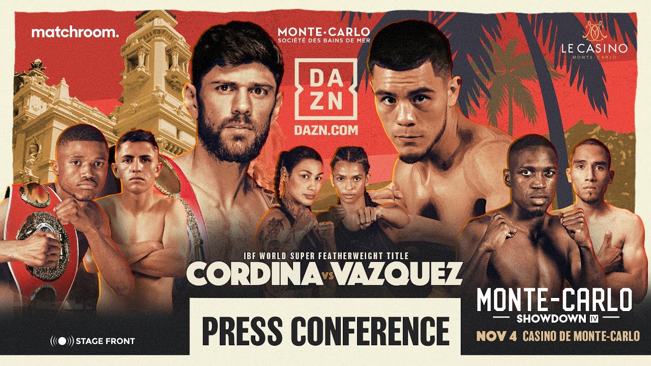 Joe Cordina Vs Edward Vazquez Plus Undercard Press Conference