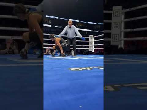 Ringside KO View 🧨 Julissa Guzman KO's Ramla Ali