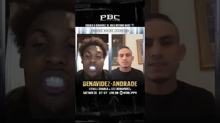 Jermall Charlo and Jose Benavidez Jr. Trade Verbal Blows!