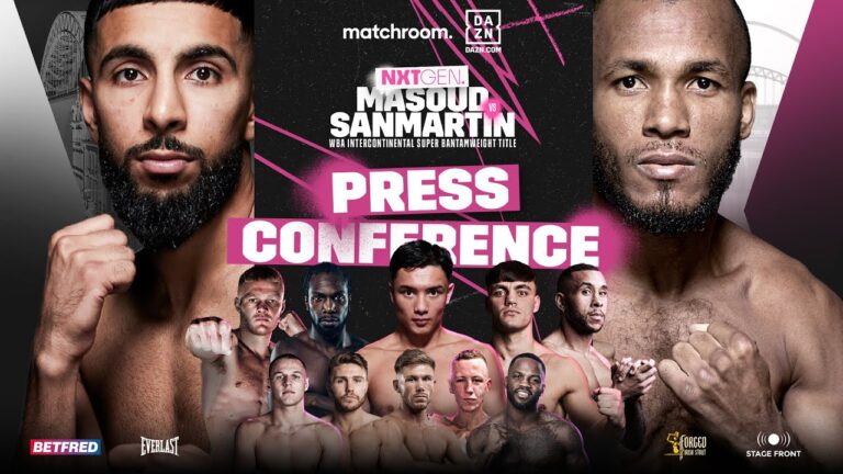 Shabaz Masoud Vs Jose Sanmartin Plus Undercard Press Conference