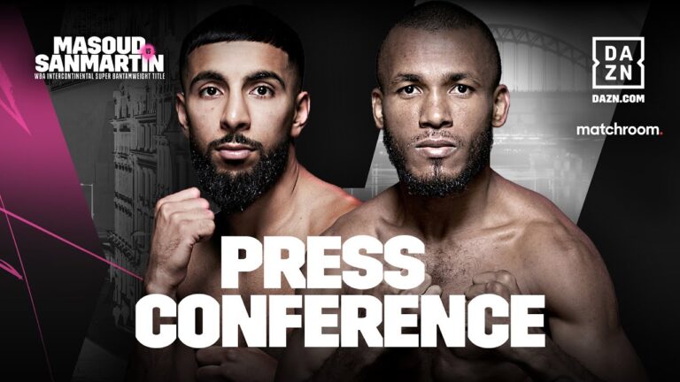 SHABAZ MASOUD VS. JOSE SANMARTIN PRESS CONFERENCE LIVESTREAM