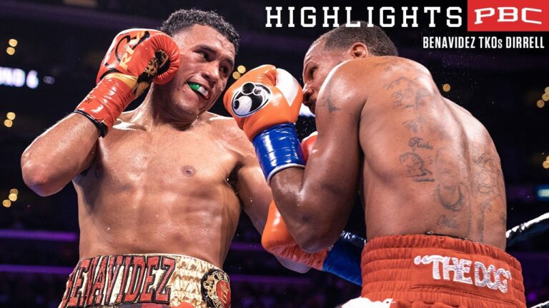 Benavidez TKOs a bloody Dirrell | Benavidez vs Andrade November 25, 2023 – PBC on Showtime