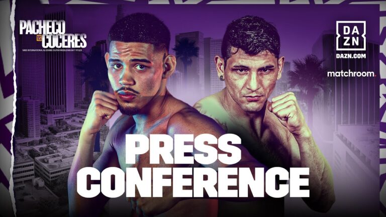 DIEGO PACHECO VS. MARCELO COCERES PRESS CONFERENCE LIVESTREAM