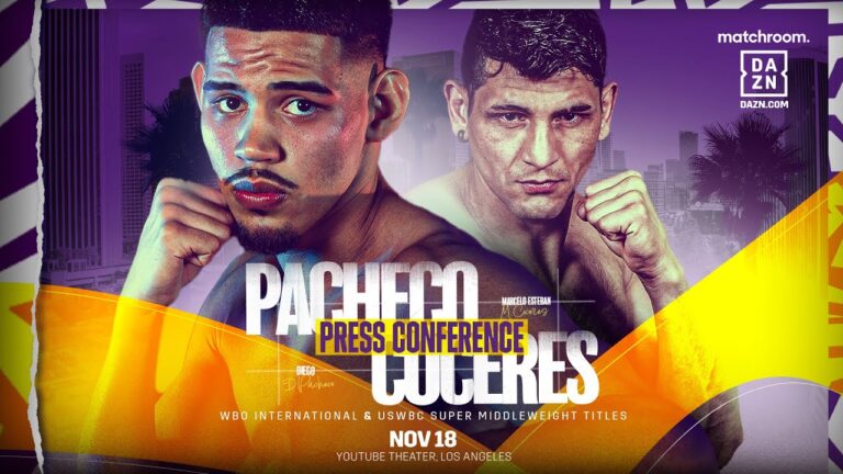 Diego Pacheco Vs Marcelo Coceres Plus Undercard Press Conference