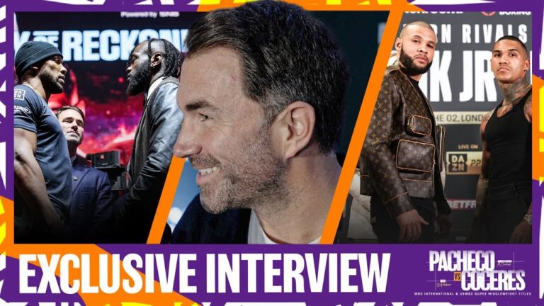 Eddie Hearn In LA: Pacheco, Eubank vs Benn Latest, Joshua & Wilder