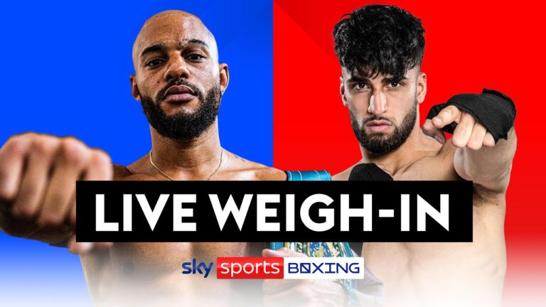 LIVE WEIGH-IN! | Franck Petitjean vs Adam Azim | Wolverhampton Fight Night