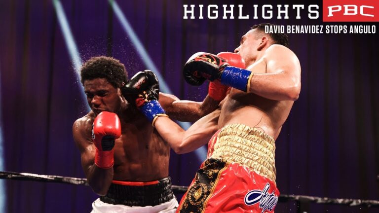 David Benavidez stops Angulo | Benavidez vs Andrade: November 25, 2023 – PBC on Showtime PPV