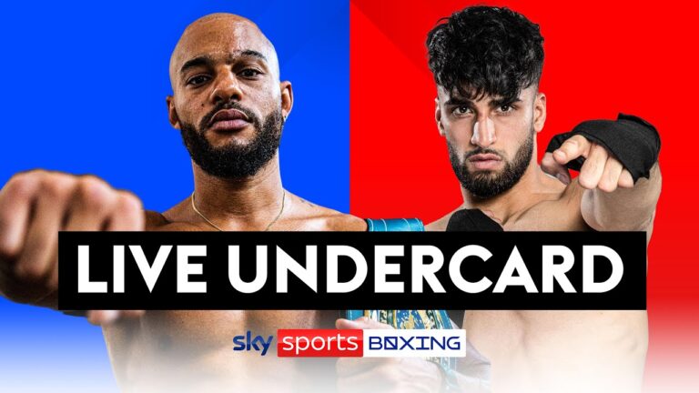 LIVE BOXING! Franck Petitjean vs Adam Azim | Live Undercard