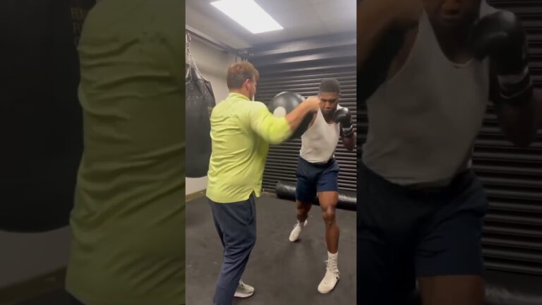 The Sound Of Those Punches 🔊😳 Anthony Joshua x Ben Davison