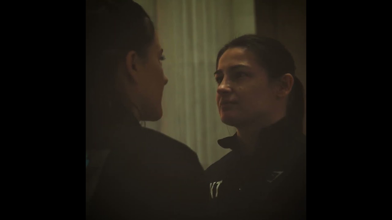 FIRST FIGHT WEEK FACE OFF 👀 Chantelle Cameron vs Katie Taylor 2