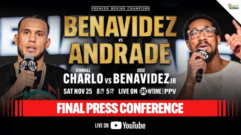 Benavidez vs. Andrade FINAL PRESS CONFERENCE