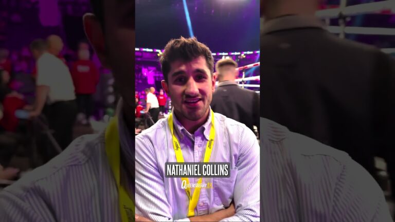 😤 Masood Abdulah is hunting down Nathaniel Collins after his victory againt Zak Miller 👀