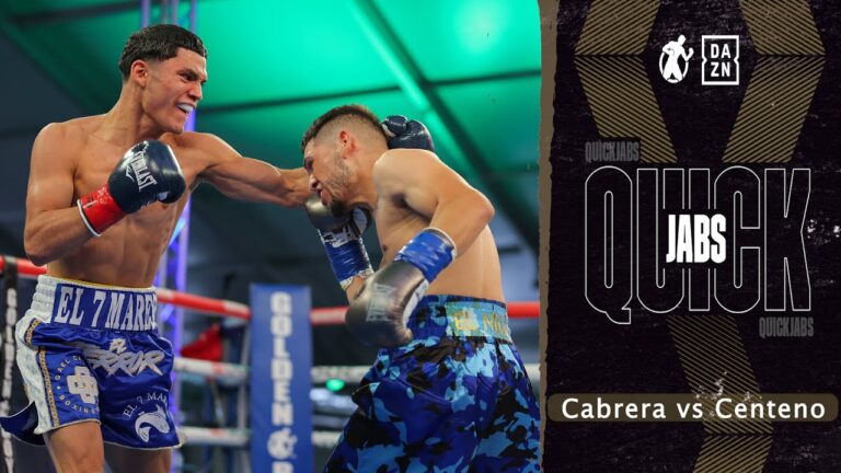 QuickJabs | Gael Cabrera vs Juan Centeno! 19y/o From Sonora, Mex. Feeling Himself In The Ring!
