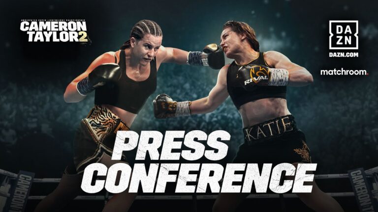 CHANTELLE CAMERON VS. KATIE TAYLOR 2 PRESS CONFERENCE LIVESTREAM