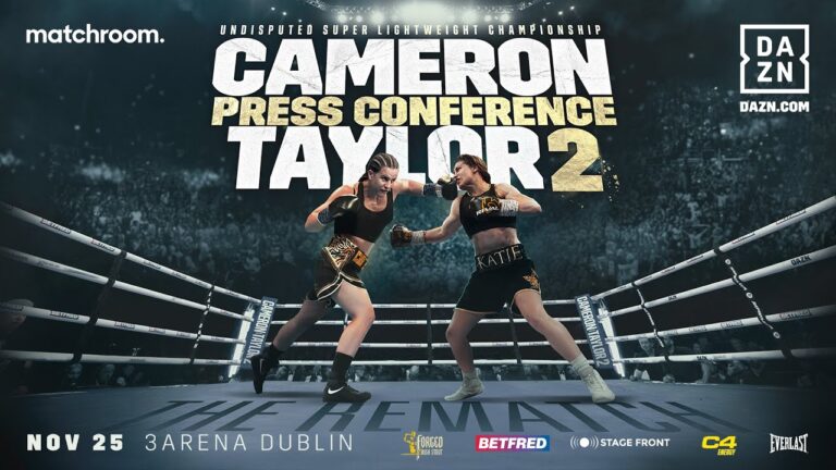 Chantelle Cameron Vs Katie Taylor 2 Plus Undercard Press Conference