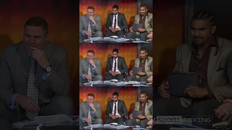 THAT studio reaction to the first Carl Froch vs George Groves fight! 🍿 😱