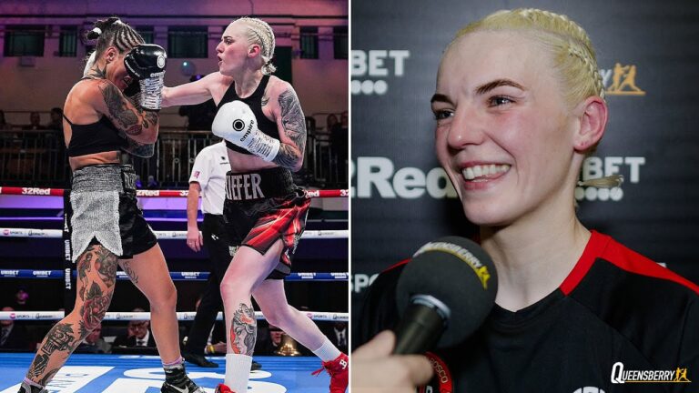 "I'LL STAY ACTIVE!" | Kristina O'Hara Looks To Add To Her Winning Record After Queensberry Debut