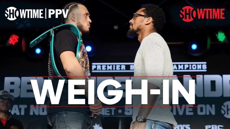 Benavidez vs. Andrade: Weigh-In | SATURDAY on SHOWTIME PPV
