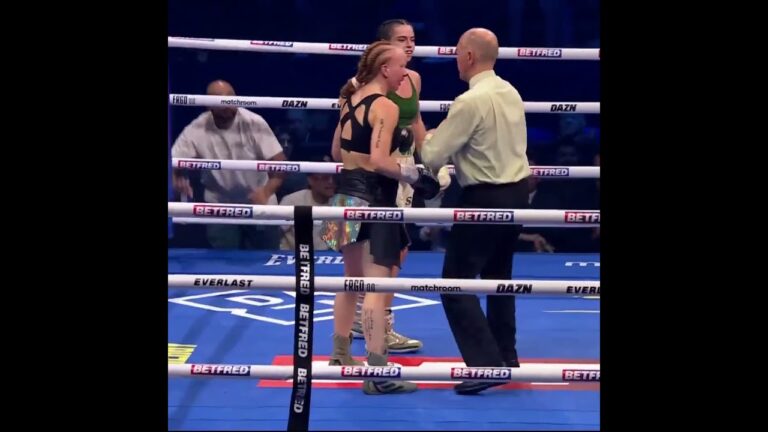 Skye Nicolson Gets First Stoppage After Lucy Wildheart Corner Throw Towel In