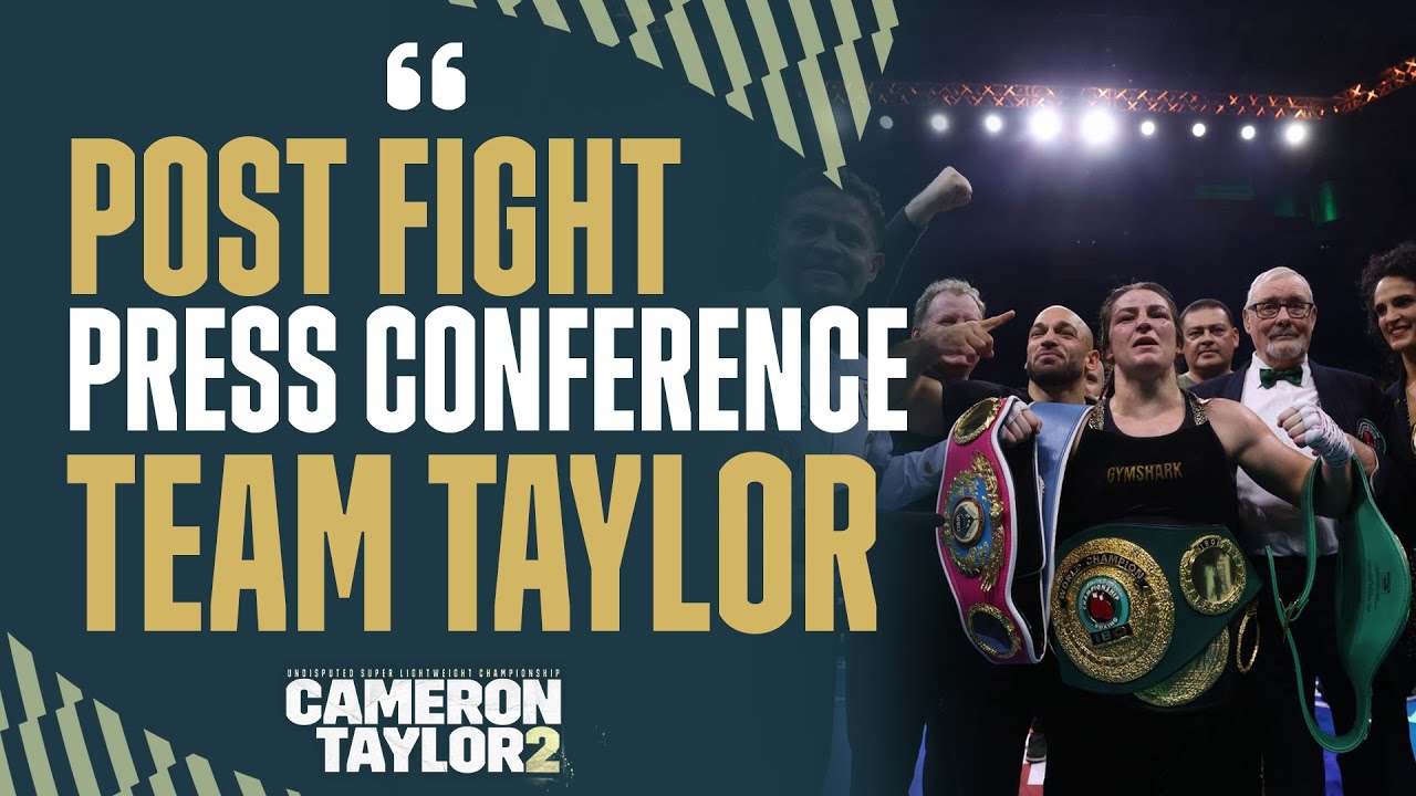 Katie Taylor Post Fight Press Conference After Cameron 2 Win