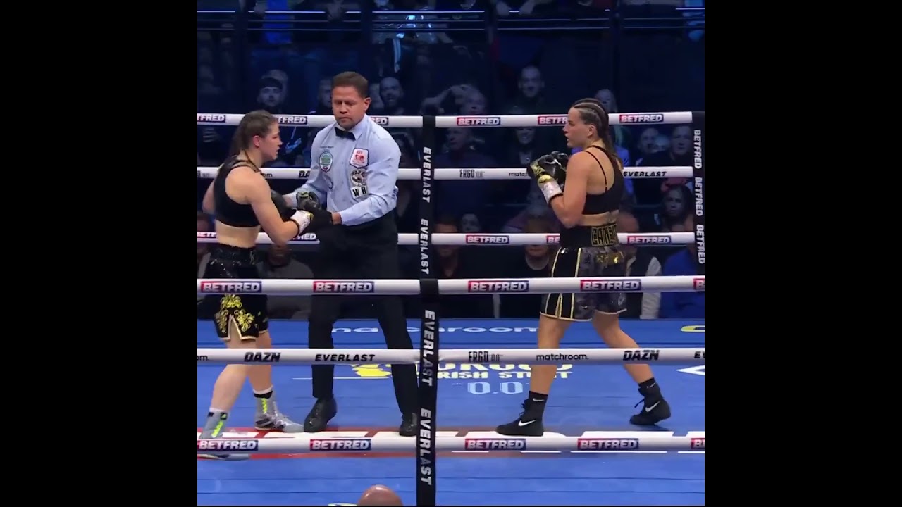 Was It A Punch Or Slip? Chantelle Cameron Vs Katie Taylor 2 First Round