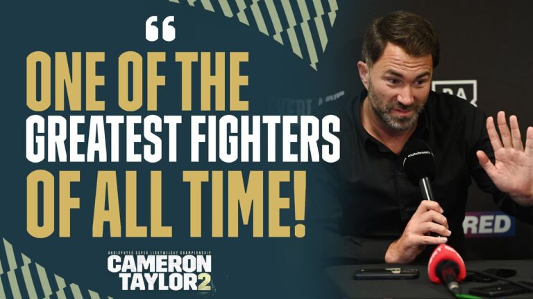 Eddie Hearn Reacts To Katie Taylor's Win Over Chantelle Cameron